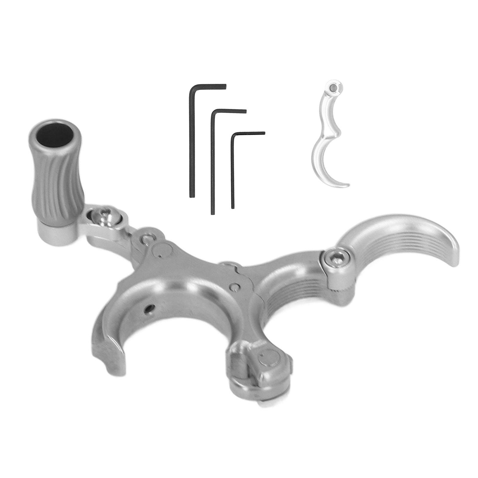 

Bow Aid Releaser 3 4 Finger Adjustable High Carbon Steel Archery Release Aid for Compound Bow