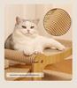 Multi-Level Wooden Cat Scratcher: Durable Sisal, Lint-Free, Stackable, Cat House with Claw Board