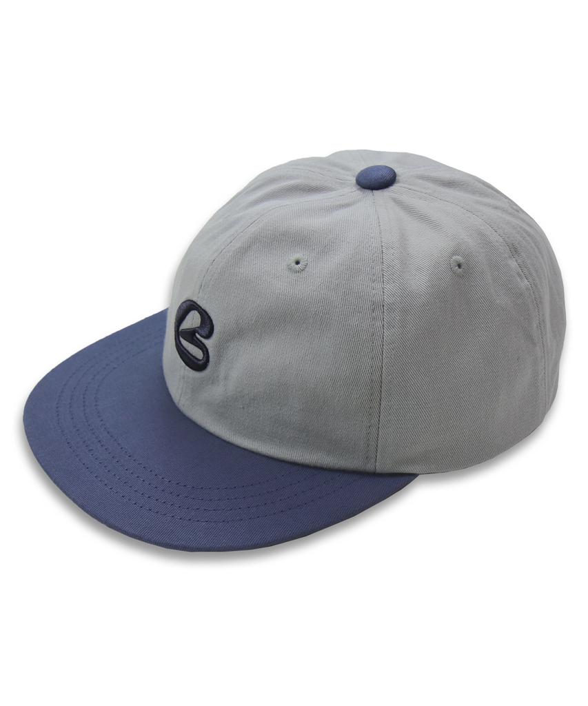BLUFF B Initial Logo Two-Tone Cap [Cement Grey]