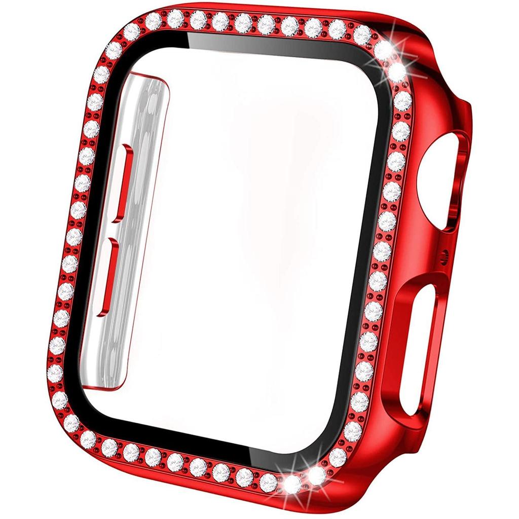 Cristal+Funda Para Apple Watch series 9 8 SE 7 6 5 4 3 parachoques Apple watch Funda 44mm 40mm 45mm 41mm iWatch 42mm 38mm Accesorios