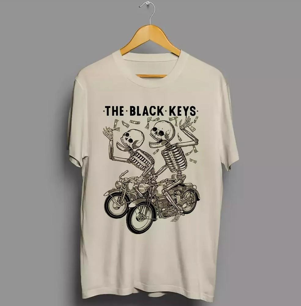 The Black Keys Band Skeleton GIft For Halloween T Shirt Full Size S-5XL.webp Unisex T-Shirt L