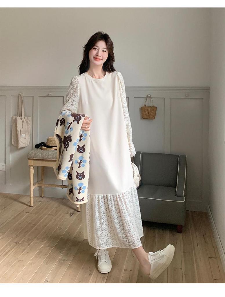 2025 Trendy French Printed Vest & Hollow Long Skirt Set: Sweet, Gentle Two-Piece Dress Suit