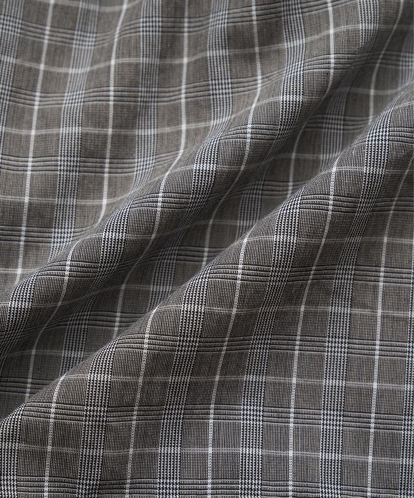 Deobanes Eddy Check Drawstring Skirt_Grey