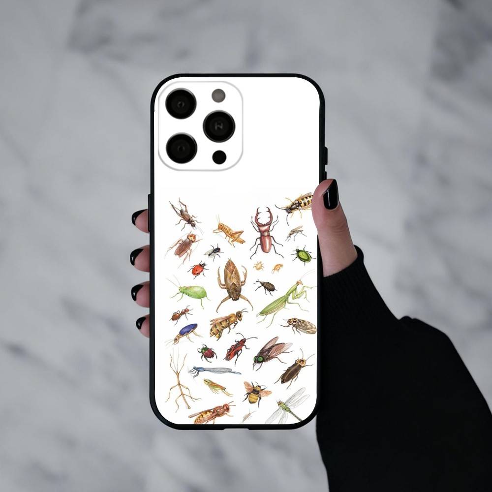 I-Insects And B-Bugs   Phone Case For iPhone 17pro, 16,15,14,13,12,11 X XR Plus,Others Soft Black Cover