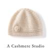 Autumn and Winter New% Pure Cashmere Hat Women's Flower Thickened Warm Handmade Hook Flower Versatile Ear Protection Headhat