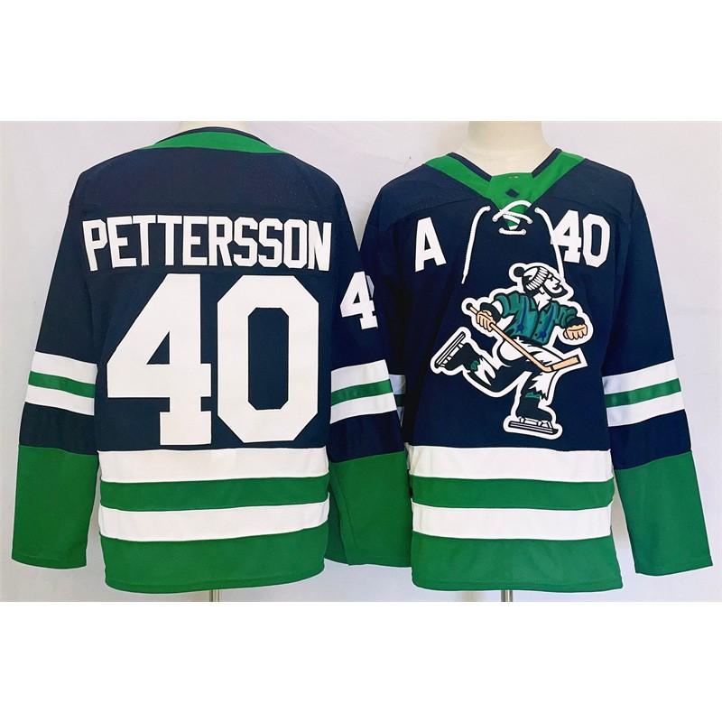 Mens Ice Hockey Jersey Retro Style Custom Number 43 Team Uniform Cotton Blend Practice Shirt Adult Players