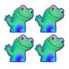 1/2/3/4/5/6/9/10/15Pcs Car Stickers Waterproof UV Resistant Strong Stickiness Self Adhesive Colorful Lizard Stickers Funny Decals