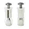 Nylon and Stainless Steel Toilet Seat Cover Hole Screws Easy to Install, 2PCS