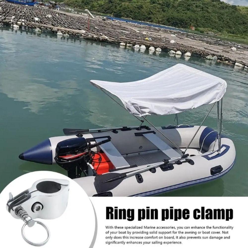 Pipe Clamp Boat Top Hinged Jaw Slide Clamp Heavy Duty Marine Hardware  Boat Application