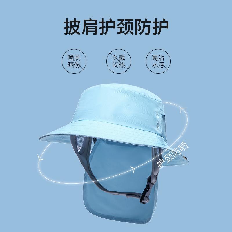 Summer Hat Men's Outdoor Sun Hat Breathable Basin Hat Seaside Surfing Bucket Hat Mountaineering Sun Hat