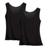 Women's Solid Color Tank Top Seamless Silk Undershirt Sleeveless Shirt