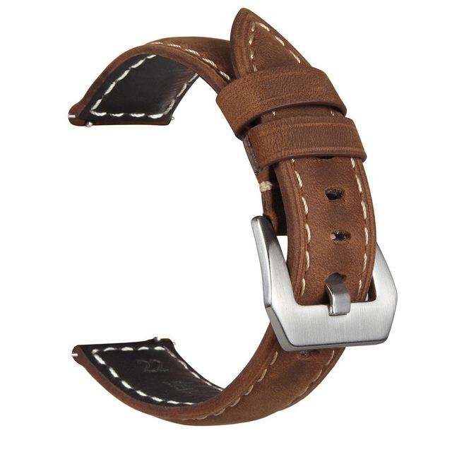 Peihaina Hai Genuine Crazy Horse Leather Strap for Panerai - Quick Release, 20/22/24/26mm.