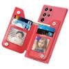 For Samsung Galaxy S25 Ultra Case PU Leather+TPU Phone Cover with Zipper Pocket Wallet