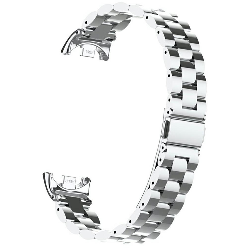 Watch Band for Xiaomi Smart Band 10/9/8 Titanium Alloy 3-Bead Wrist Strap