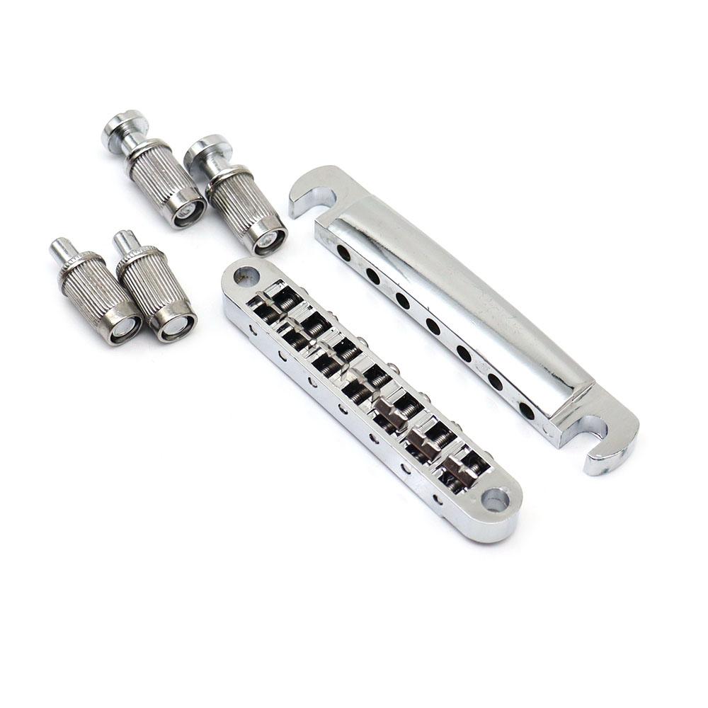 1Set Tune-O-Matic Bridge And Tailpiece With