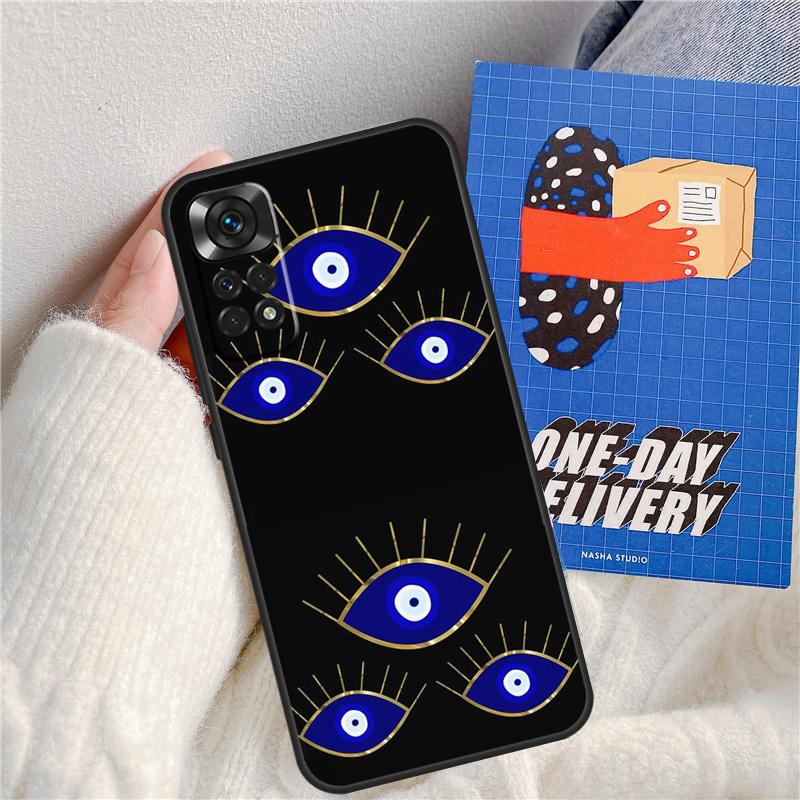 Evil Eye Funda For Xiaomi Redmi Note 14 Pro 13 9 10 11 12 9S 10S 11S 12S Redmi 13C 10C 12C 14C Case