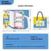 Ultrasonic Waterproof Picnic Mat with Zipper Backpack - Moisture-Proof, Thickened, Foldable, Portable Cushion.