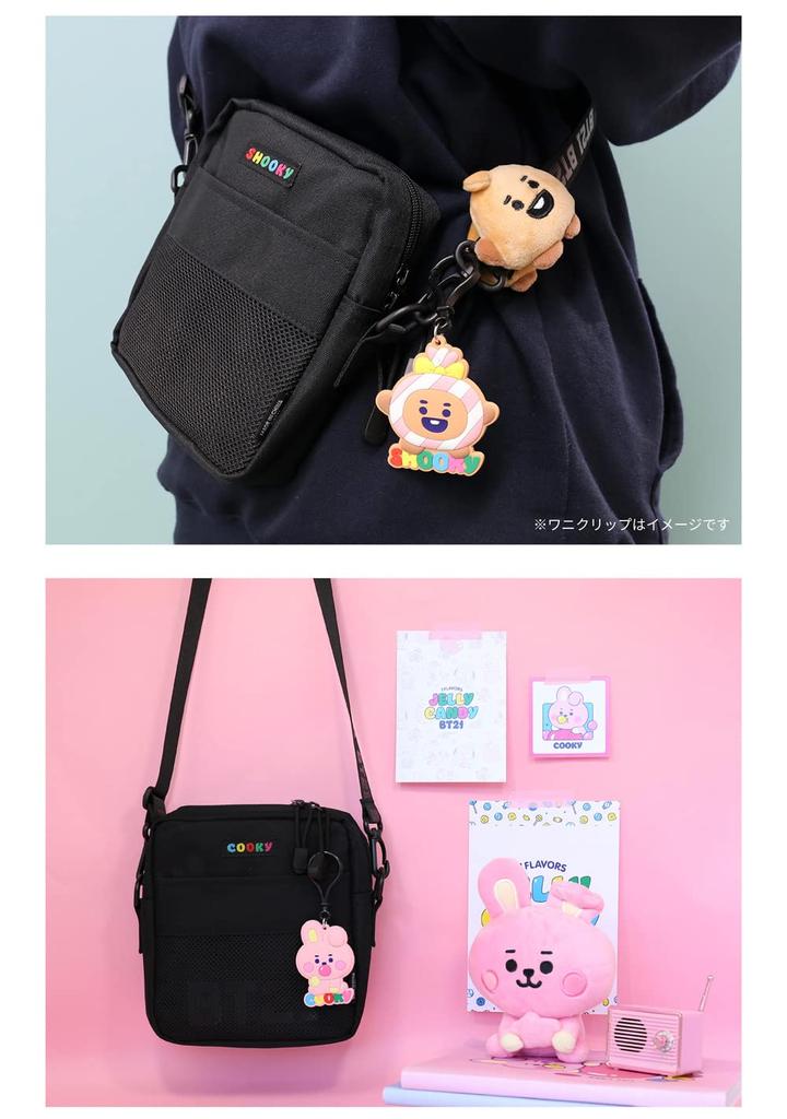 Solomon Shoji BT21 Black Mobile Bag MOBILE BAG Bag (RJ) BT21-MPD-RJ