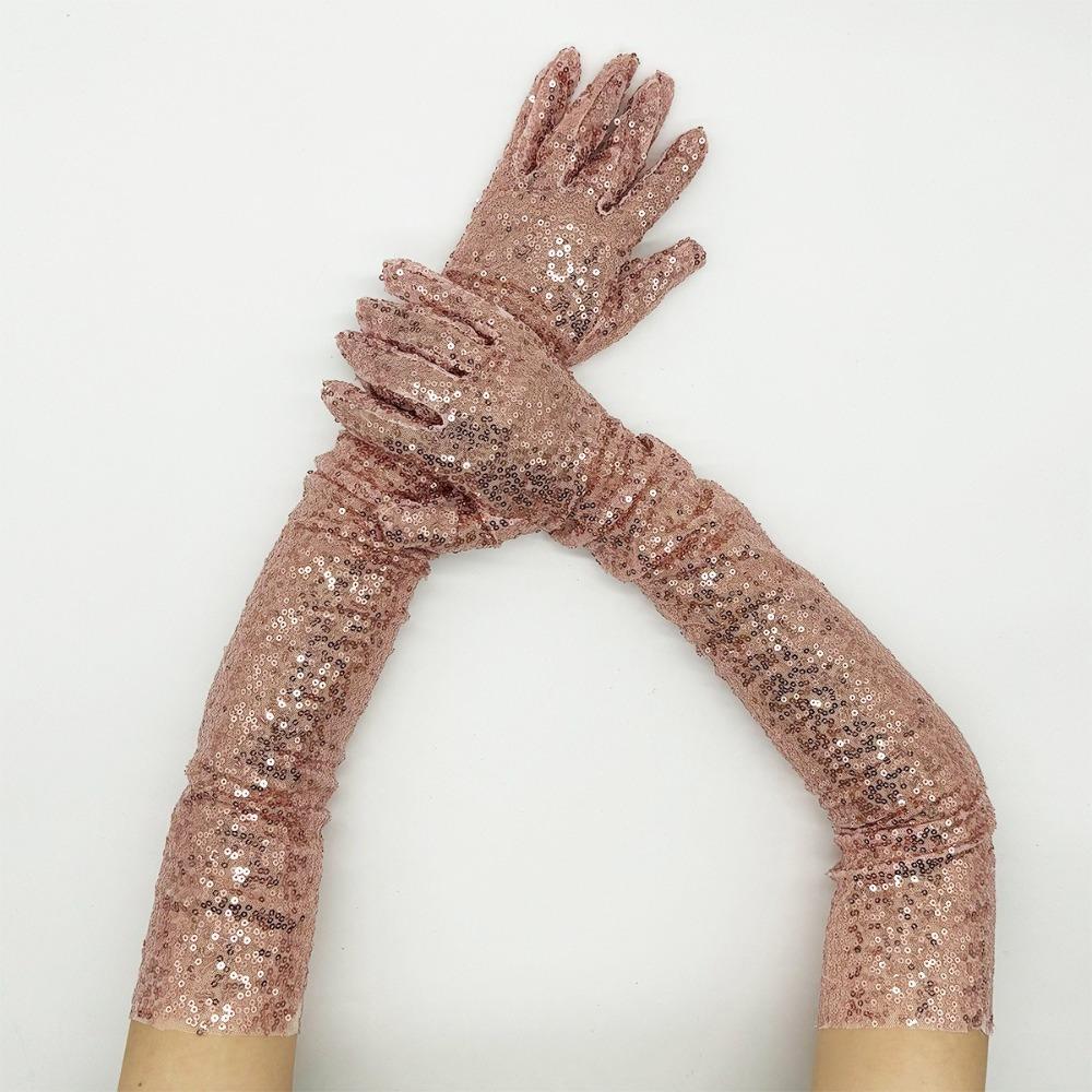 Party Dress Mittens Glittering Arm Sleeve New Dance Costume Gift