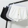 Women's Elastic Waist Wide Leg Shorts Loose Fit Streetwear Yoga Running Sweat Shorts