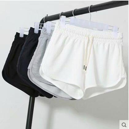 Women's Elastic Waist Wide Leg Shorts Loose Fit Streetwear Yoga Running Sweat Shorts