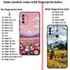 Case for Motorola Moto Edge 20 Pro 30 Lite G32 G52 G60s G51 G73 G22 Edge40 G53 G30 G50 G71 Phone Cover Creative Oil Painting