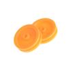 20Pcs Orange Plastic Easy To Use Durable Belt Pulley For Diy Toy Model