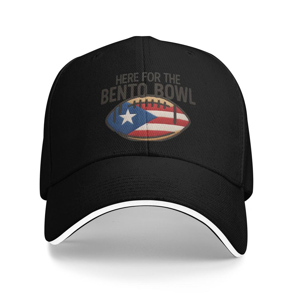 New Arrival Baseball Cap Here for The Benito Bowl 2026 Bad Benito Halftime Bads Bunnys Outfit For Unisex Trucker Cap