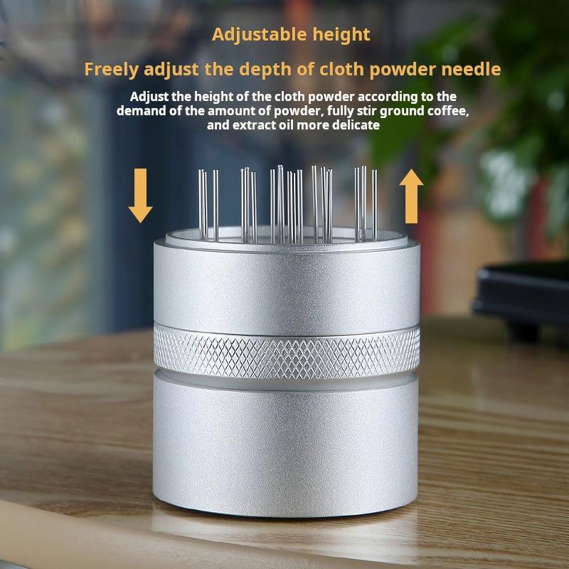 Espresso Distribution Tool, Espresso Coffee Stirrer Stainless Steel Espresso Stirrer Barista Coffee Tool Ground Needle Whisk
