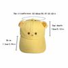 Fashion Embroidery Sunshade Duckbill Caps Adjustable Cartoon Sunshade Hat Pink Pig Baseball Cap for Women