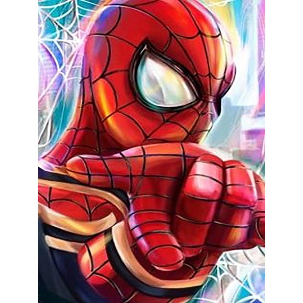 Malowanie po numerach diamentami Kreskówka Anime Mozaika diamentowa Kubuś Puchatek Spiderman Obraz z cyrkoniami Pokój dziecięcy Dekoracja DIY