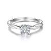 Diamond Ring for Size Single Perfect for and Wedding Gift Wrapping Included Women, "Destined Lover," 9, Lab-Grown Diamond, Stone, 0.55ct,