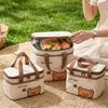 Large Capacity Insulated Lunch Box Bag Outdoor Portable Waterproof Storage Bag With Handle Cartoon Food Container Thermal Bag