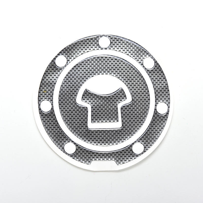 Univerzální nálepky na ochranu motocyklů na olej a plyn z uhlíkových vláken, 1ks