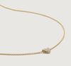 Fashion Jewelry 925 Sterling Silver Simple Heart Pendant Necklace 18K Gold Plated 925 Silver Casual Versatile Necklace for Women