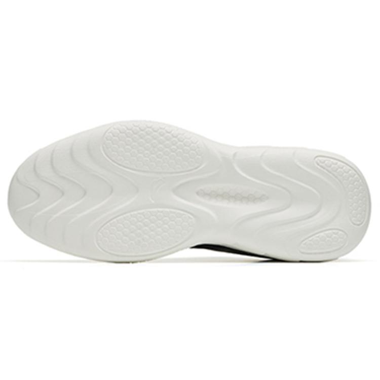 Anta Textile, Synthetic Leather Cushioning Slip Resistant Abrasion Resistant Low Top Training Shoes Men's Black White 112247715-4