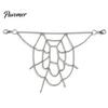 Durable Alloy Chain Gothic Spider Web Trouser Chain, Punk Jeans Pants Hip Hop Body Decorative Jewelry Clothing Accessory for Men Women Lightweight