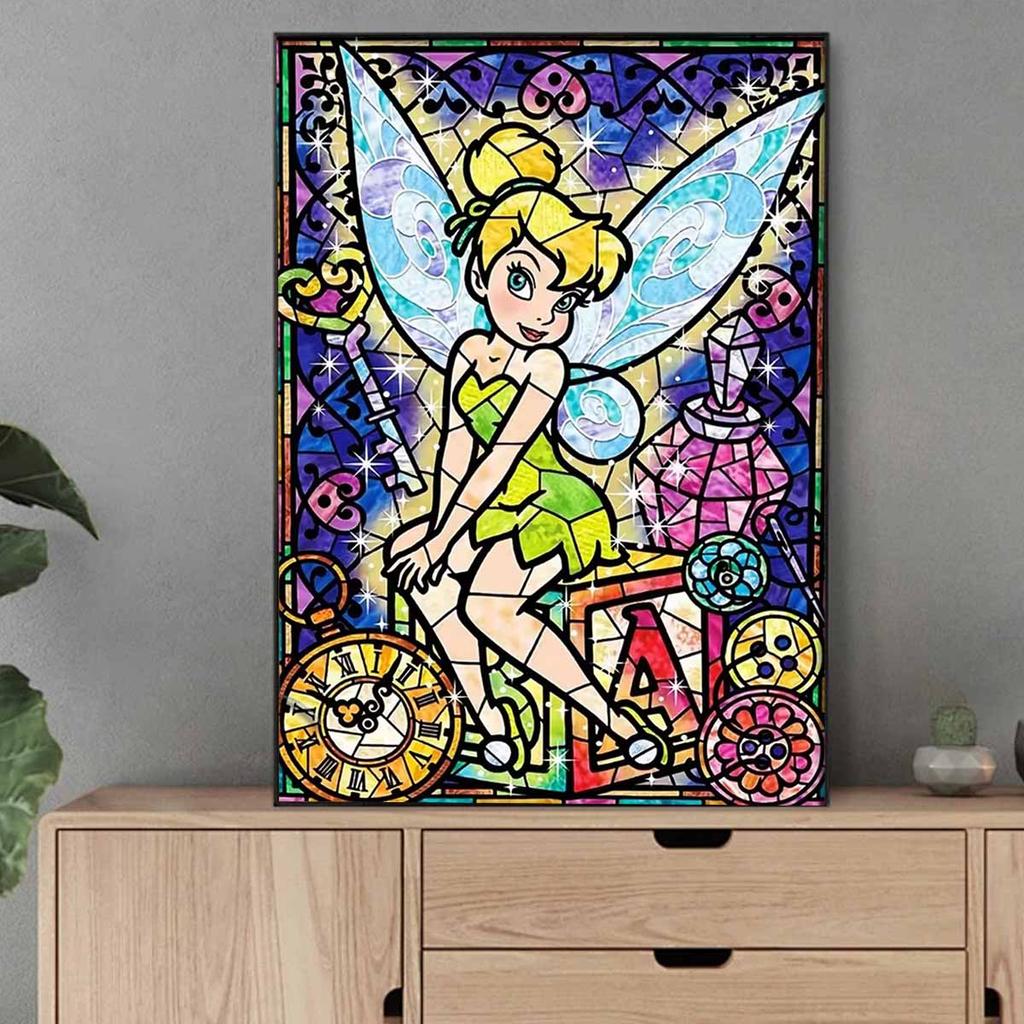 DIY Diamond Painting Mirror Spirit Cross Stitch Kit Mosaic Art Diamond Painting Full Circle Diamond Home Decoration