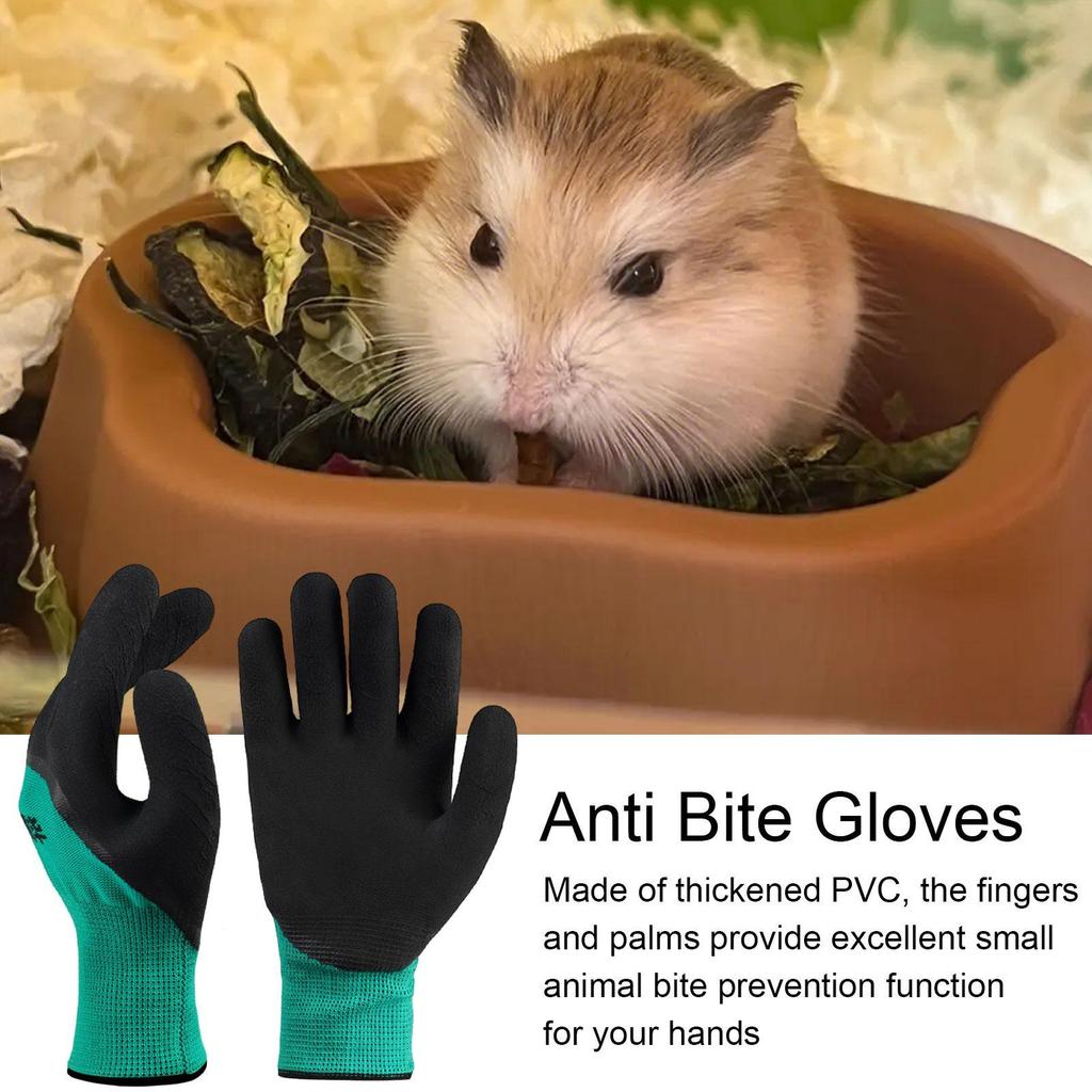 Guantes Resistentes a Mordeduras para Mascotas Guantes Engrosados Antiarañazos para Protección de Manos Asistente de Entrenamiento para Mascotas Para Gatos Perros Ardillas Hámsteres