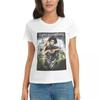 T-shirt da Donna Edward mani di forbice Film Estiva Manica Corta Girocollo Cotone Magliette Abbigliamento Top Streetwear