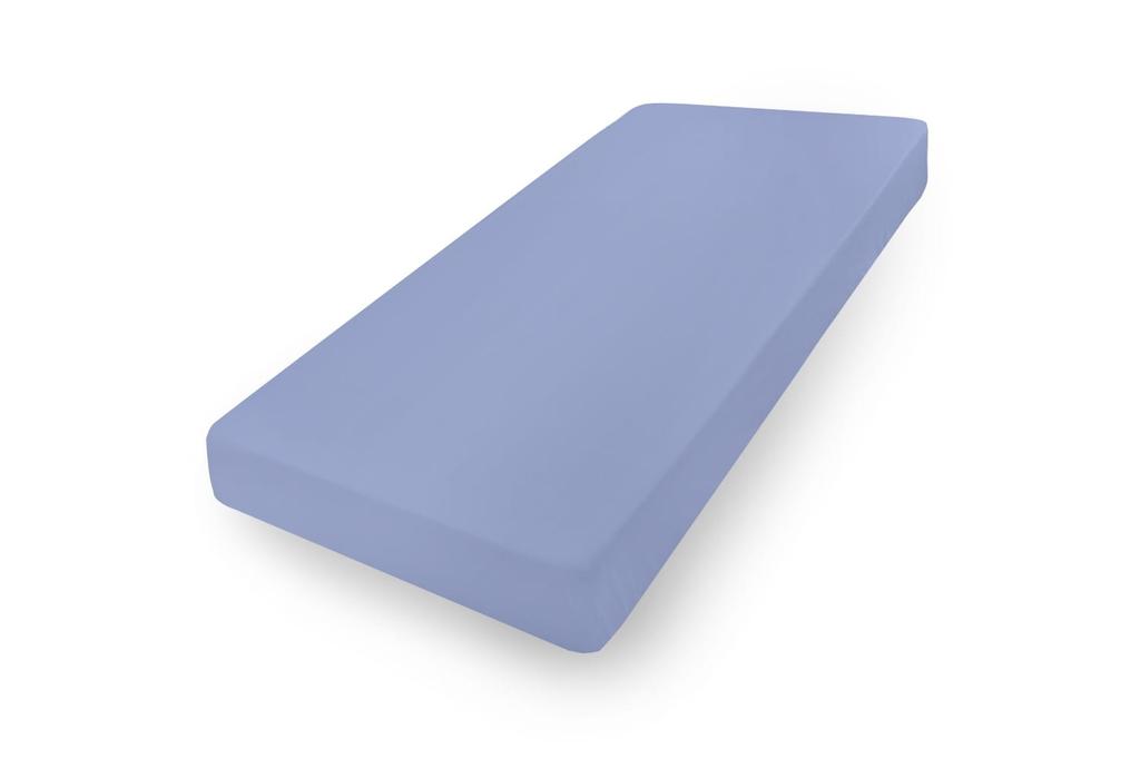 Prześcieradło jersey z gumą 110/120x190/200 premium niebieskie