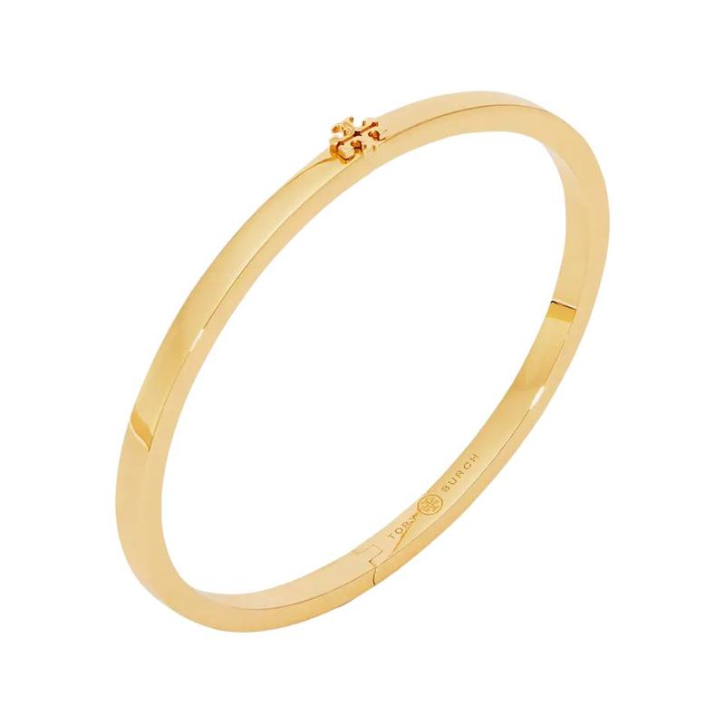 TORY BURCH Solid Color Design Brass Bracelet Women's Gold 160185-720-gold M