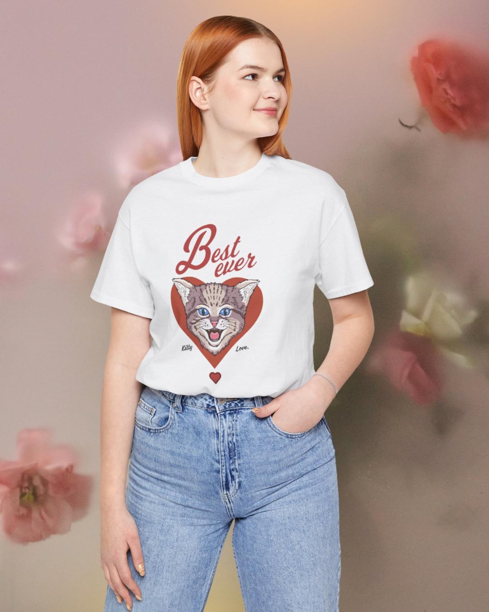 Best Ever Cat Lover Unisex Tee, Cute Pet T-Shirt, Funny Animal Lover Gift, Birthday Shirt, Cat Enthusiast Apparel 3XL