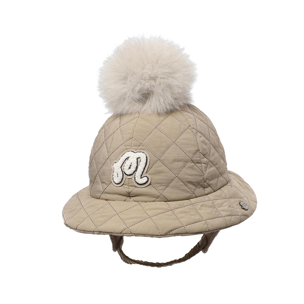 Malbon Golf Quilted Bucket Hat Beige (Woman)