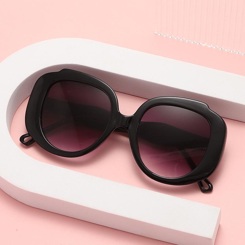 HD Modische Sonnenbrille Großes Gestell Farbverlauf UV-Schutz Sonnenbrille Für Autofahren Und Radfahren