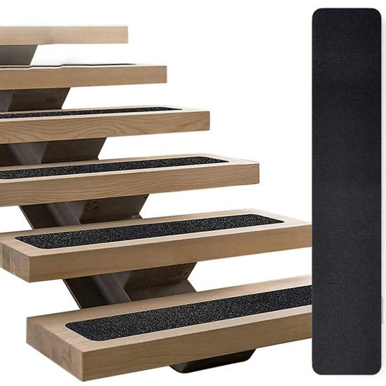 1 Set Stair Sticker Oilproof Waterproof Anti-slip Floor Sticker Luminous Wear-Resistant Protection