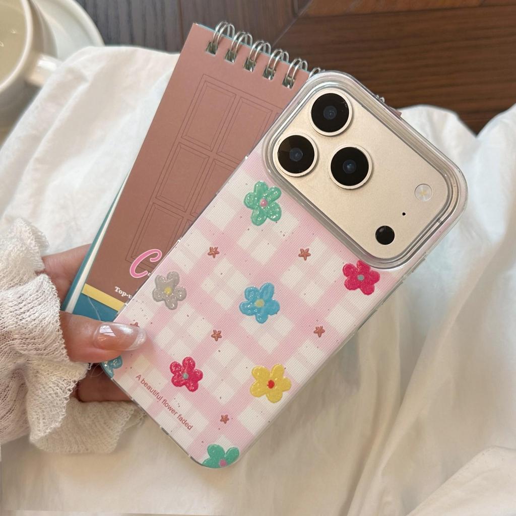 Artistic Flower Phone Case for iPhone 16, iPhone 17, and iPhone 17 Pro Max