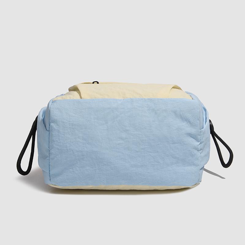 Lightweight Backpack Travel Bag Contrast Color Student Schoolbag