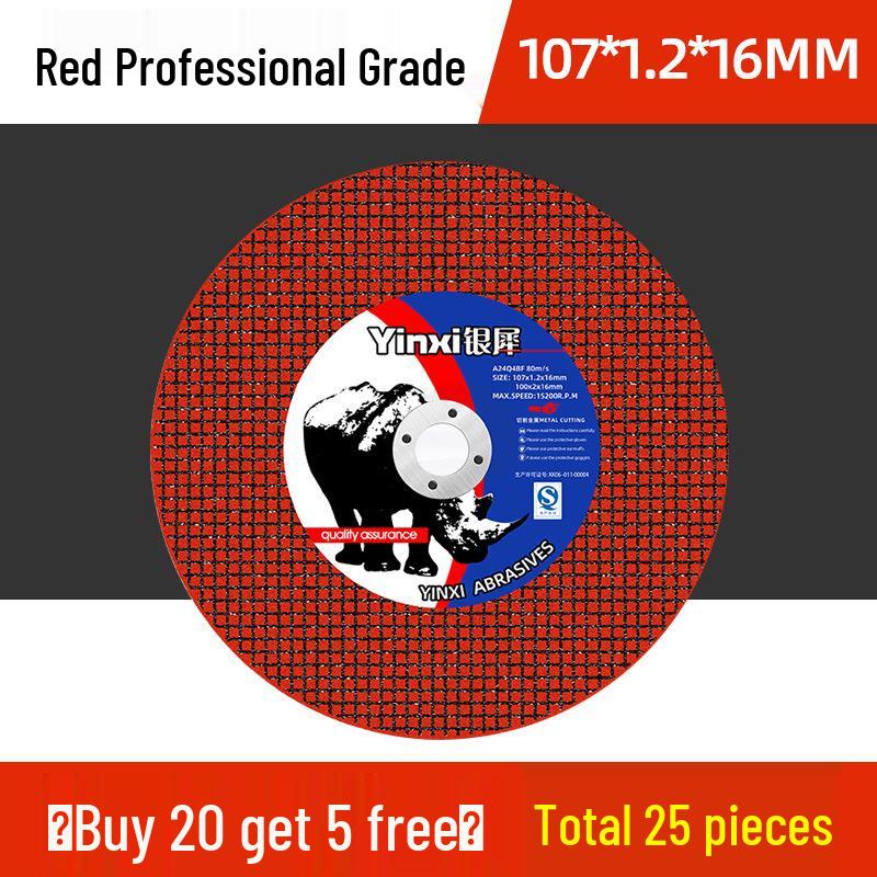 Stainless Steel Angle Grinder Cutting Disc - Resin Metal Grinding Wheel for Rail and Iron Cutting