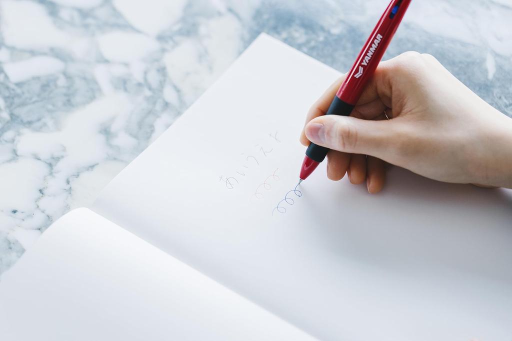 Yanmar Ballpoint Set of and Blue Writing Office Pens FLYING-Y 3-color Pen, 3, Black, Red, Ink, Implements, Supplies,